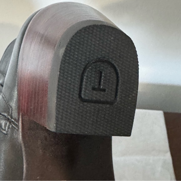 Tecovas "The Daisy" Black Ankle Cowgirl Calfskin Boots-Size 9 - Picture 14 of 16